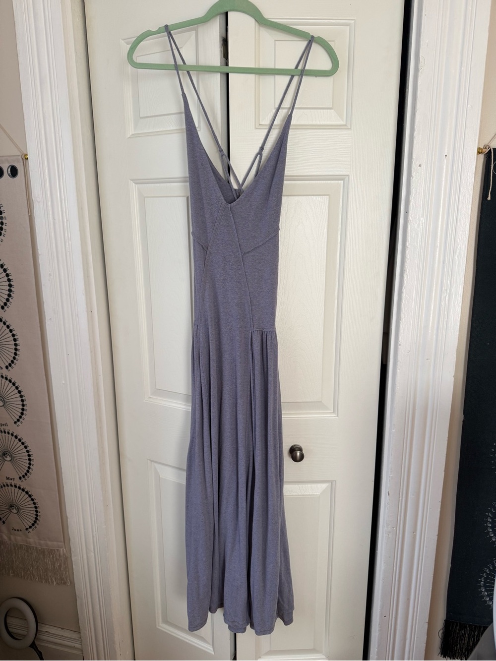 Free People Lavender Maxi Dress with Strappy Back